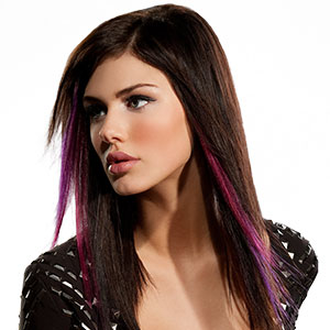 How to Apply Colored Clip-in Hair Extensions