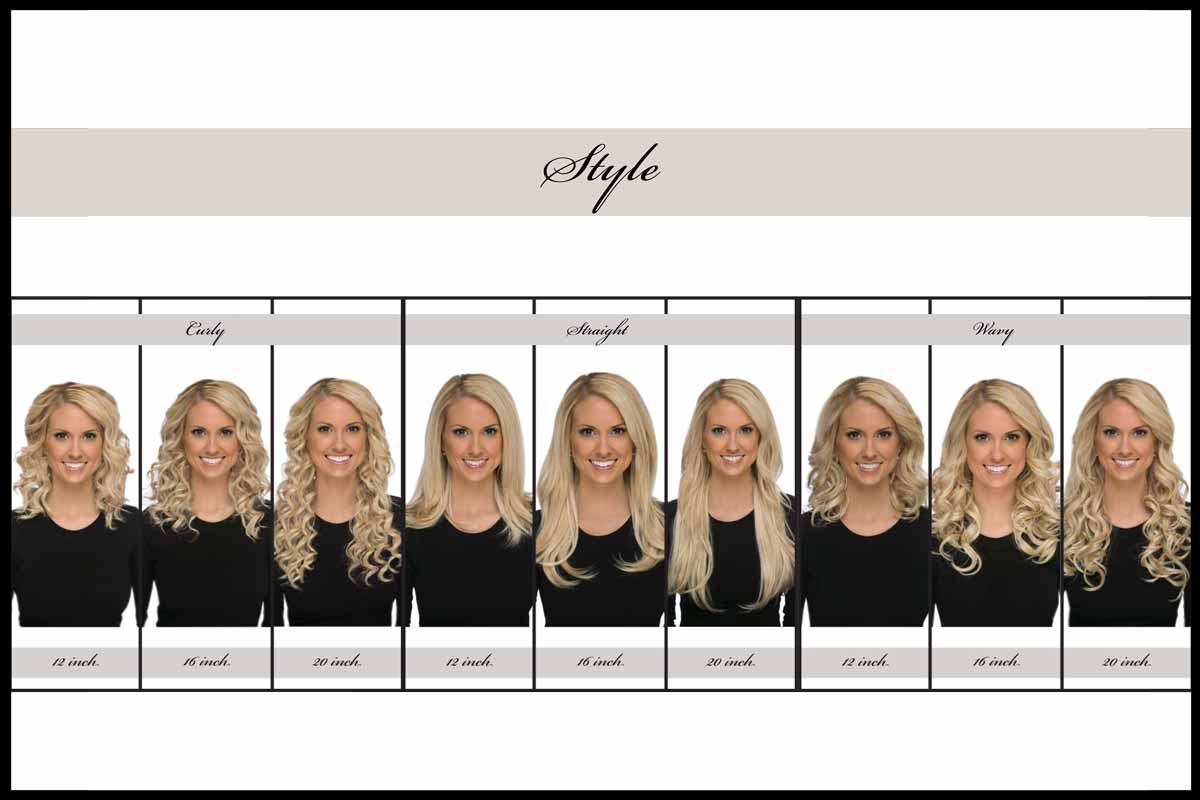 Synthetic Hair Extensions Style Chart Lox Hair Extensions Lox